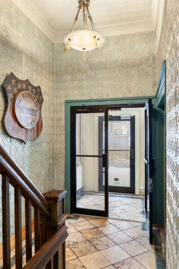a view of an entryway