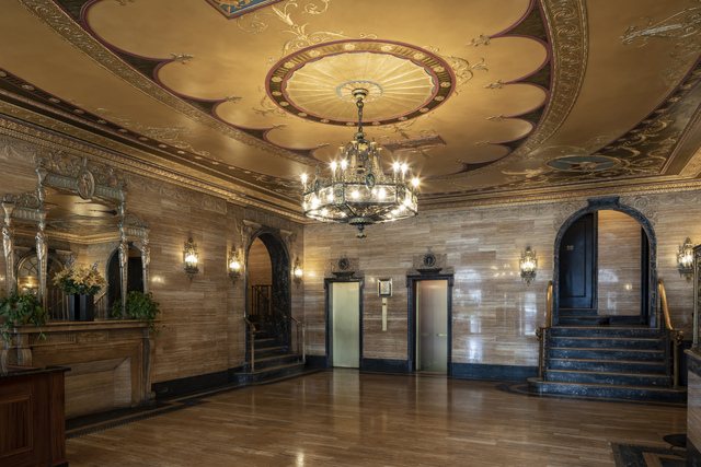 41 Eastern Parkway, Unit 1D Brooklyn, NY 11238 - Photo 2 of 16 a view of a lobby with a chandelier