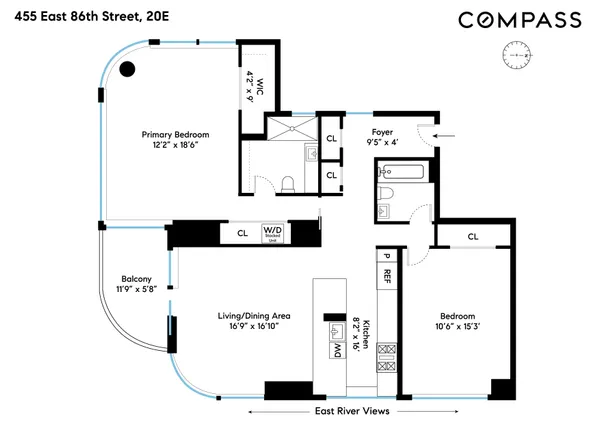 $2,200,000 | 455 East 86th Street, Unit 20E | Upper East Side