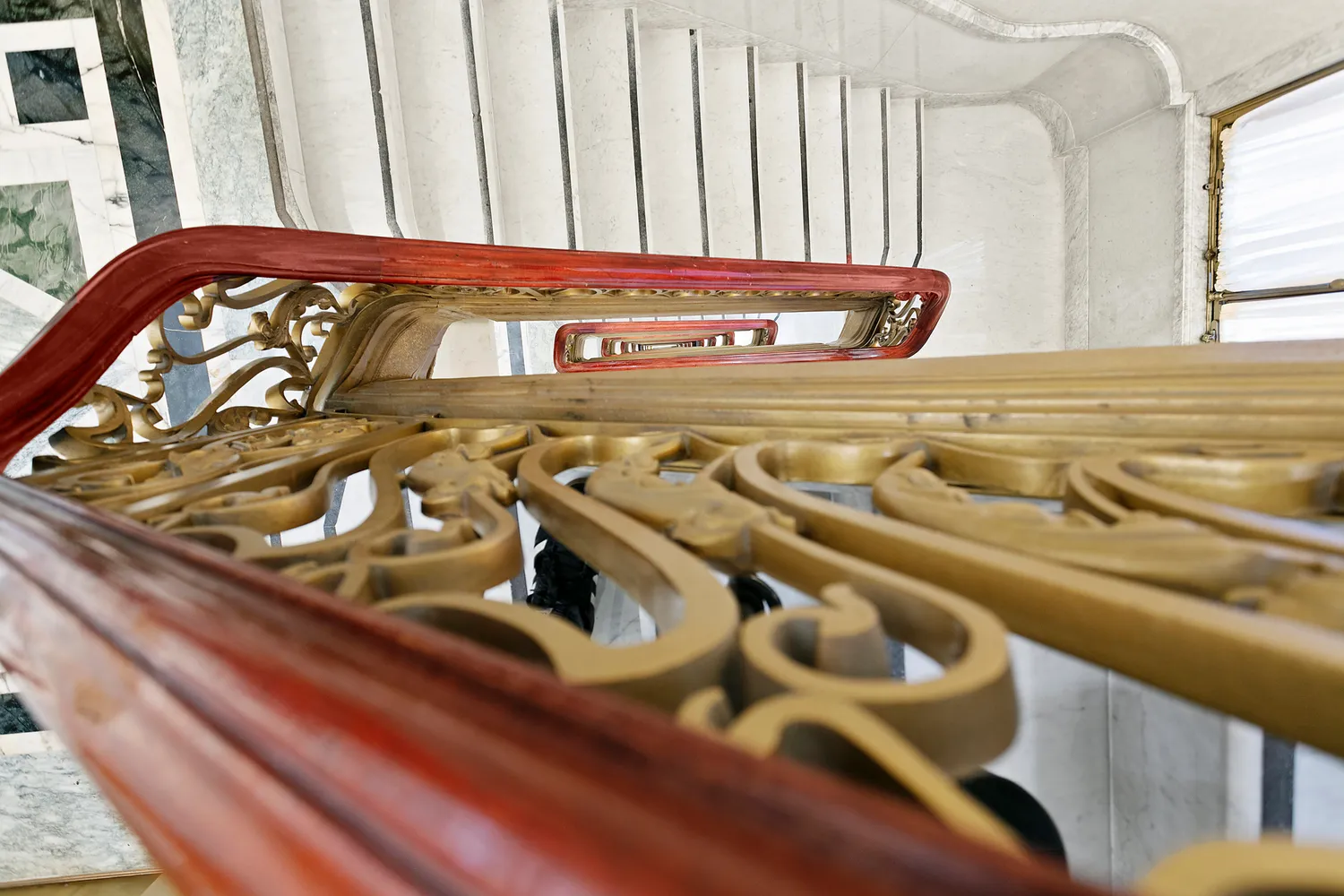 a room with gym equipment