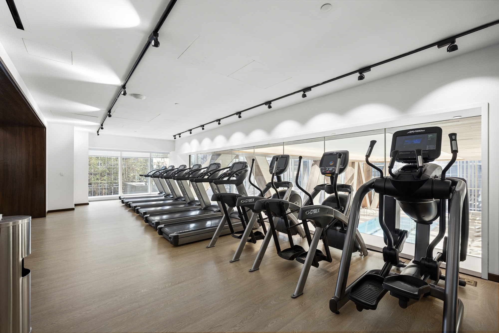 1 West End Avenue, Unit 26G Manhattan, NY 10023 - Photo 22 of 33 a view of a room with gym equipment