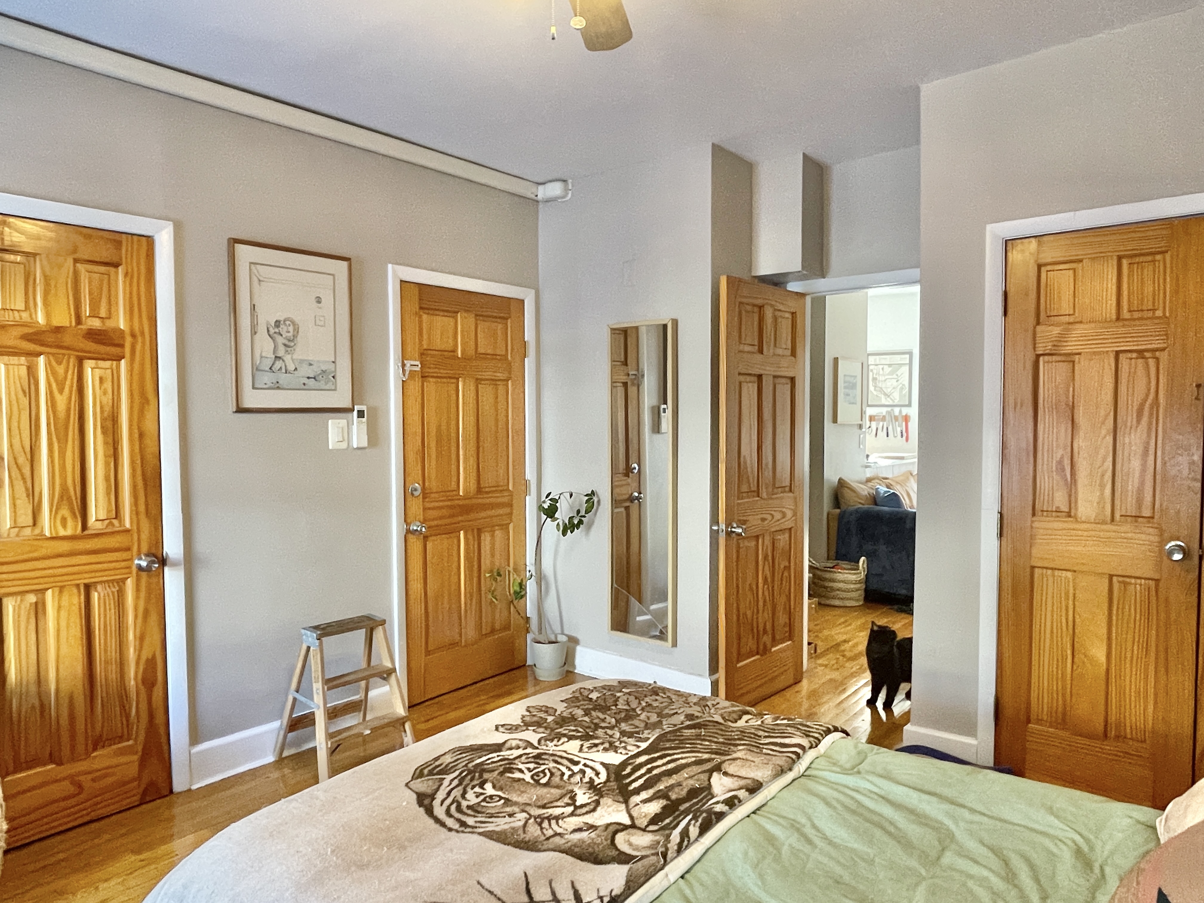 999 Fulton Street, Unit 2 Brooklyn, NY 11238 - Photo 8 of 10 a bedroom with a bed and a table