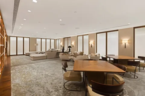 a view of a building with a swimming pool