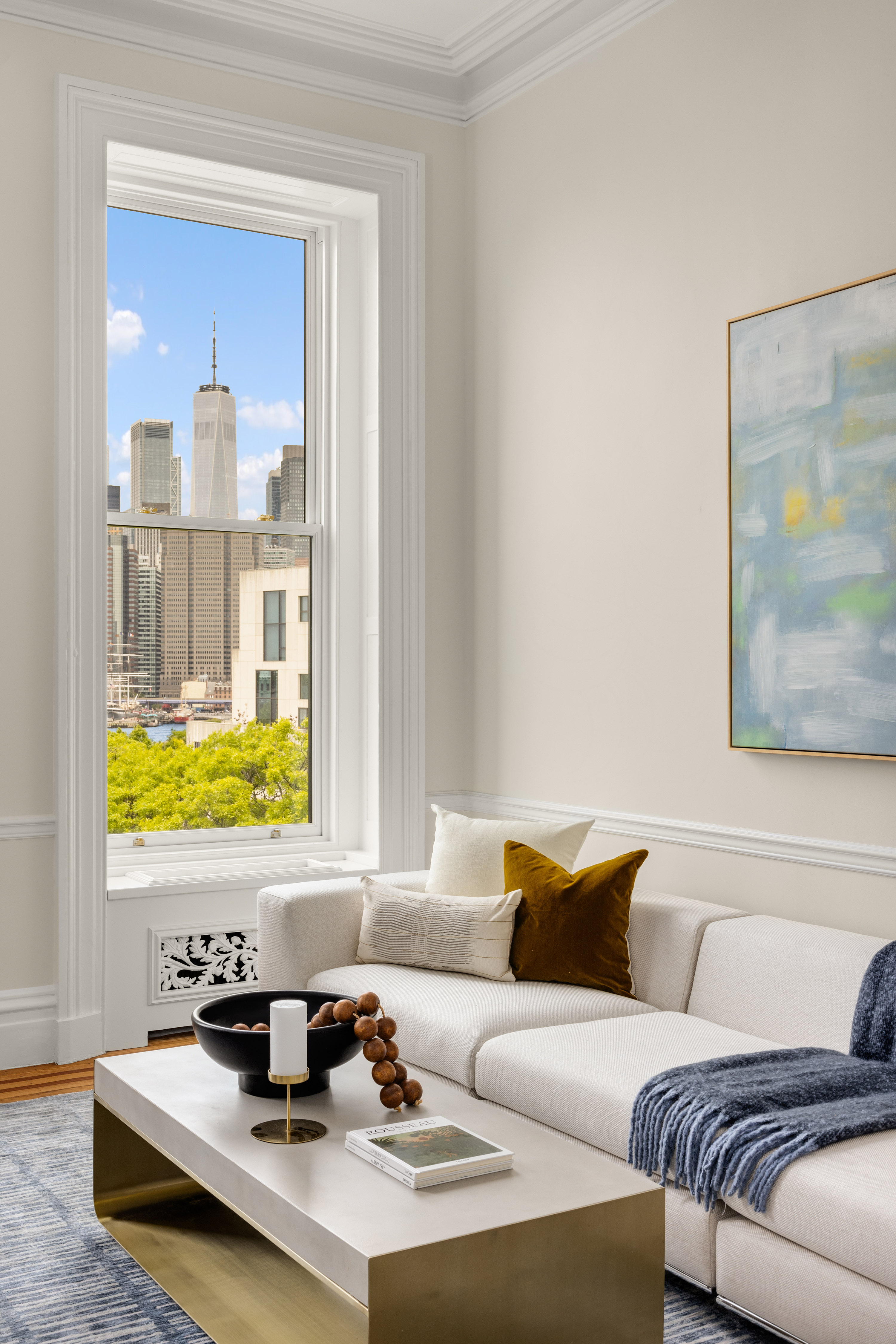 75 Columbia Heights Brooklyn, NY 11201 - Photo 17 of 29 a living room with furniture and a window