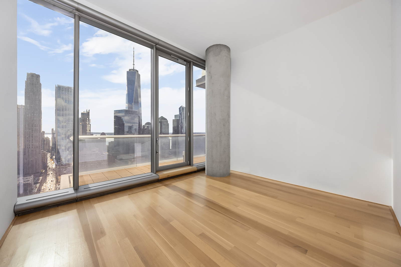 56 Leonard Street, Unit 39BEAST Manhattan, NY 10013 - Photo 9 of 18 a view of a glass door and the balcony