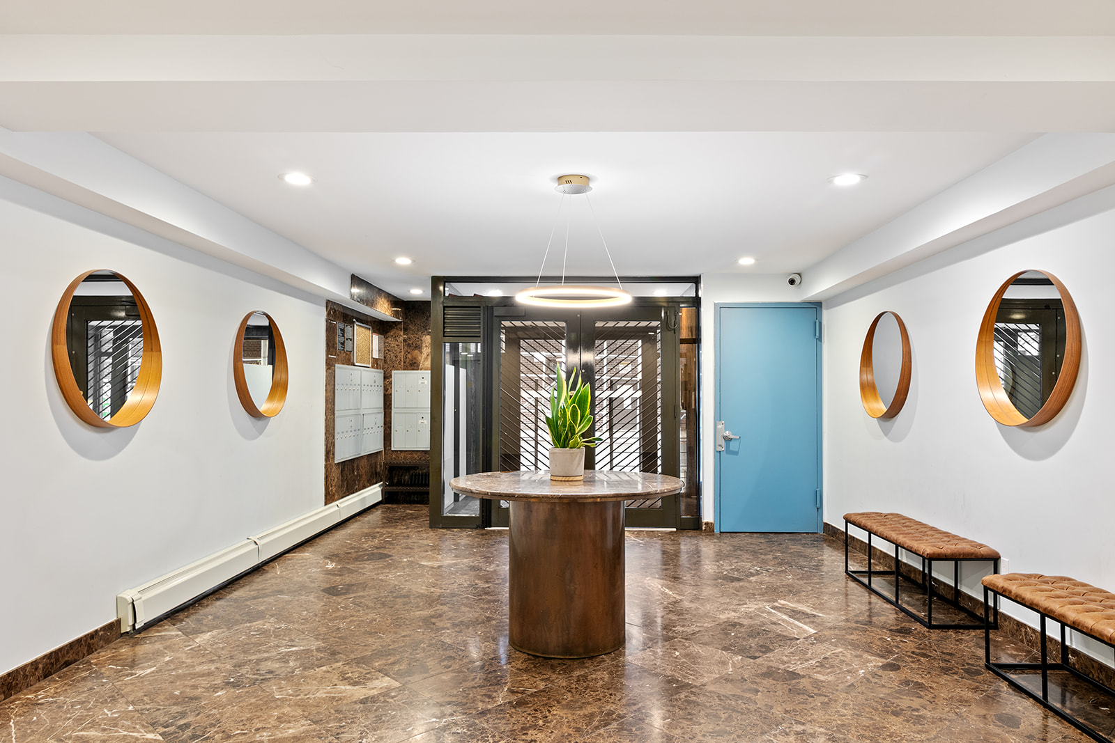 447 West 45th Street, Unit 5A Manhattan, NY 10036 - Photo 10 of 12 a view of a hallway with entryway