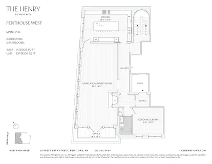 $26,880,000 | 211 West 84th Street, Unit PHWEST | Upper West Side