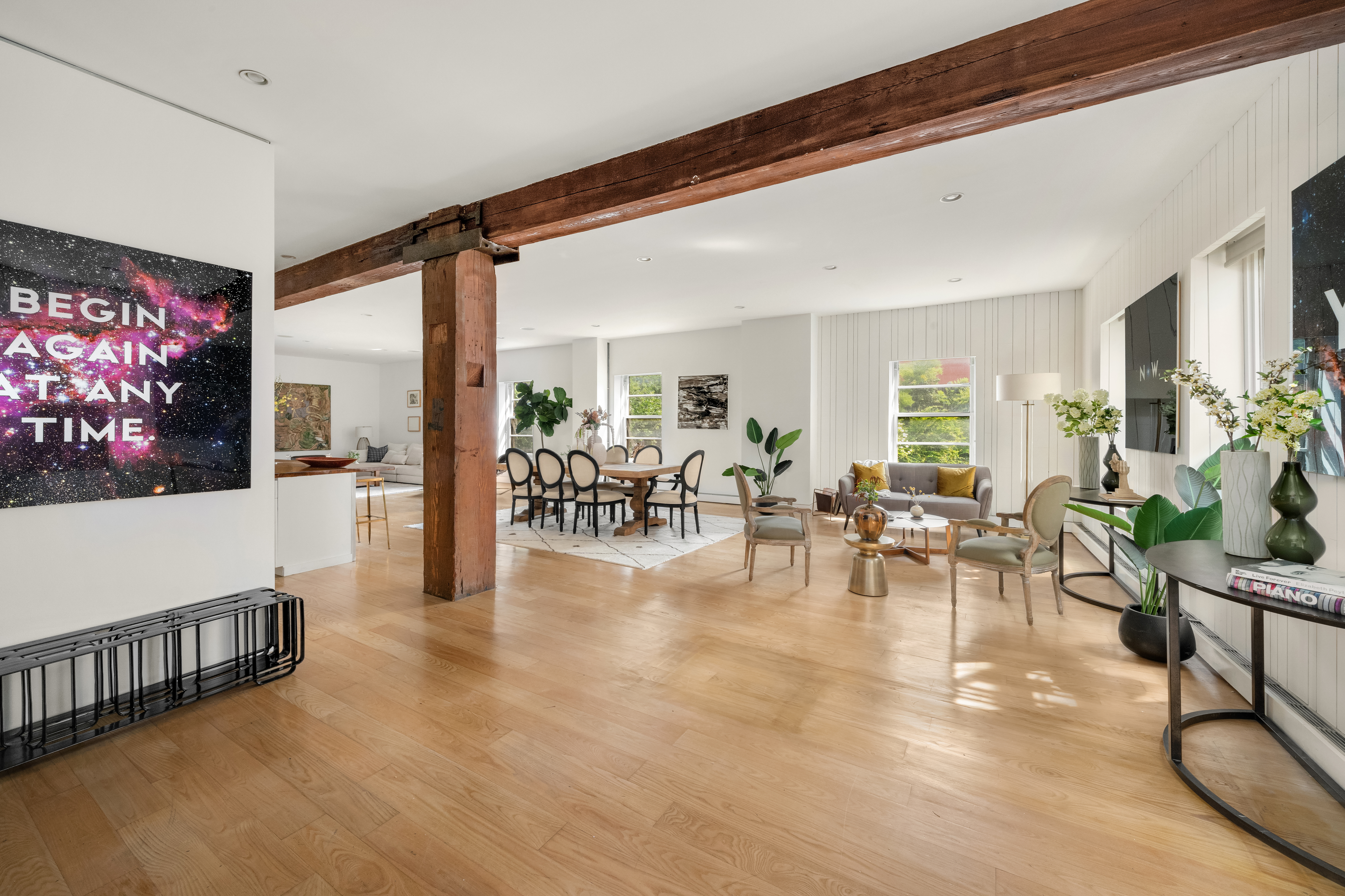 719 Greenwich Street, Unit 3S Manhattan, NY 10014 - Photo 1 of 21 a view of a dining room with furniture window and outside view