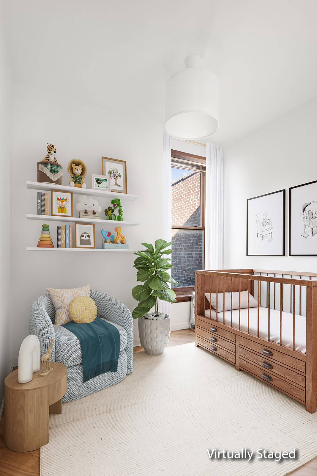 1682 8th Avenue Brooklyn, NY 11215 - Photo 13 of 16 a bedroom with a bed and a window