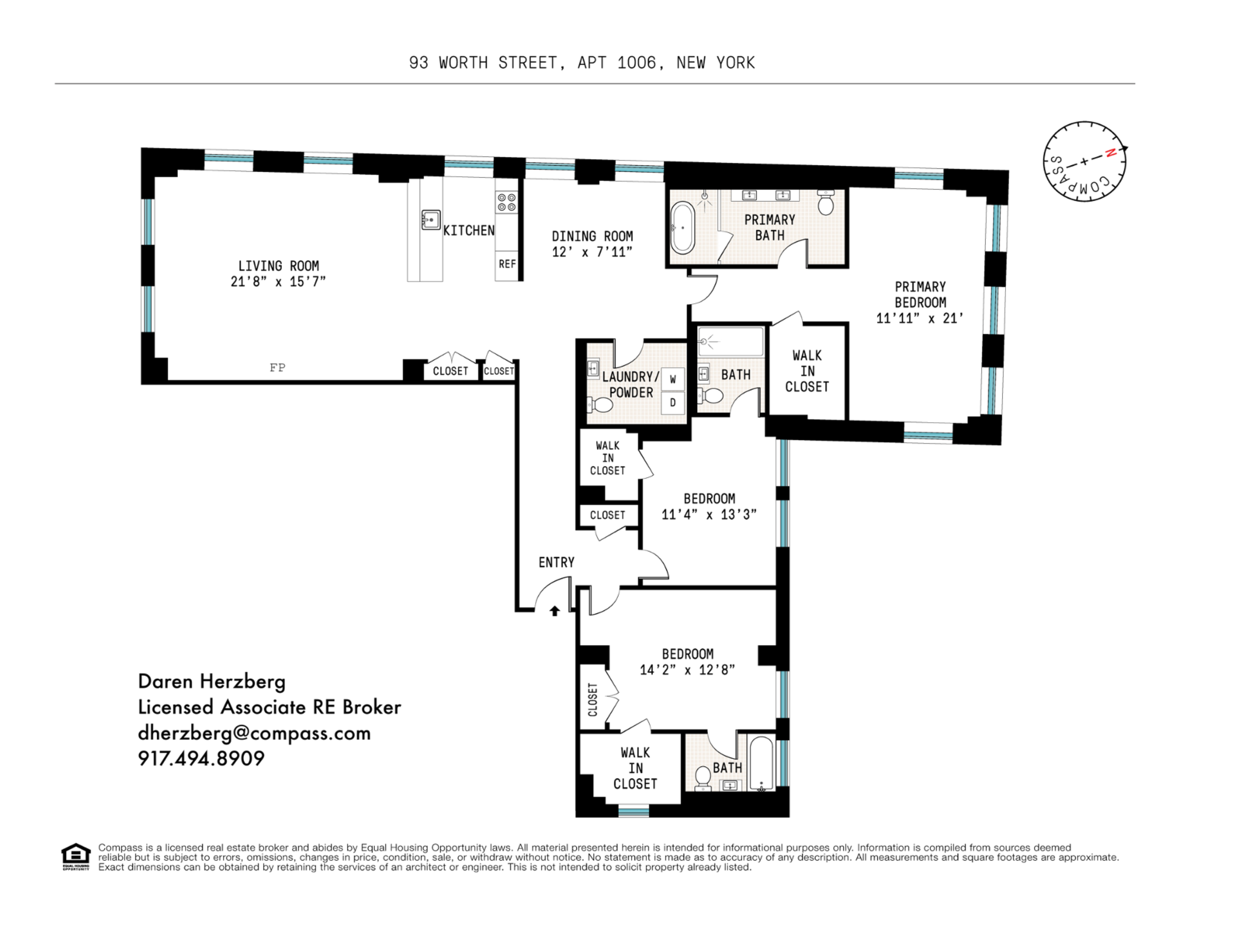 93 Worth Street, Unit 1006 Manhattan, NY 10013 - Photo 18 of 18 a picture of a rug with white walls