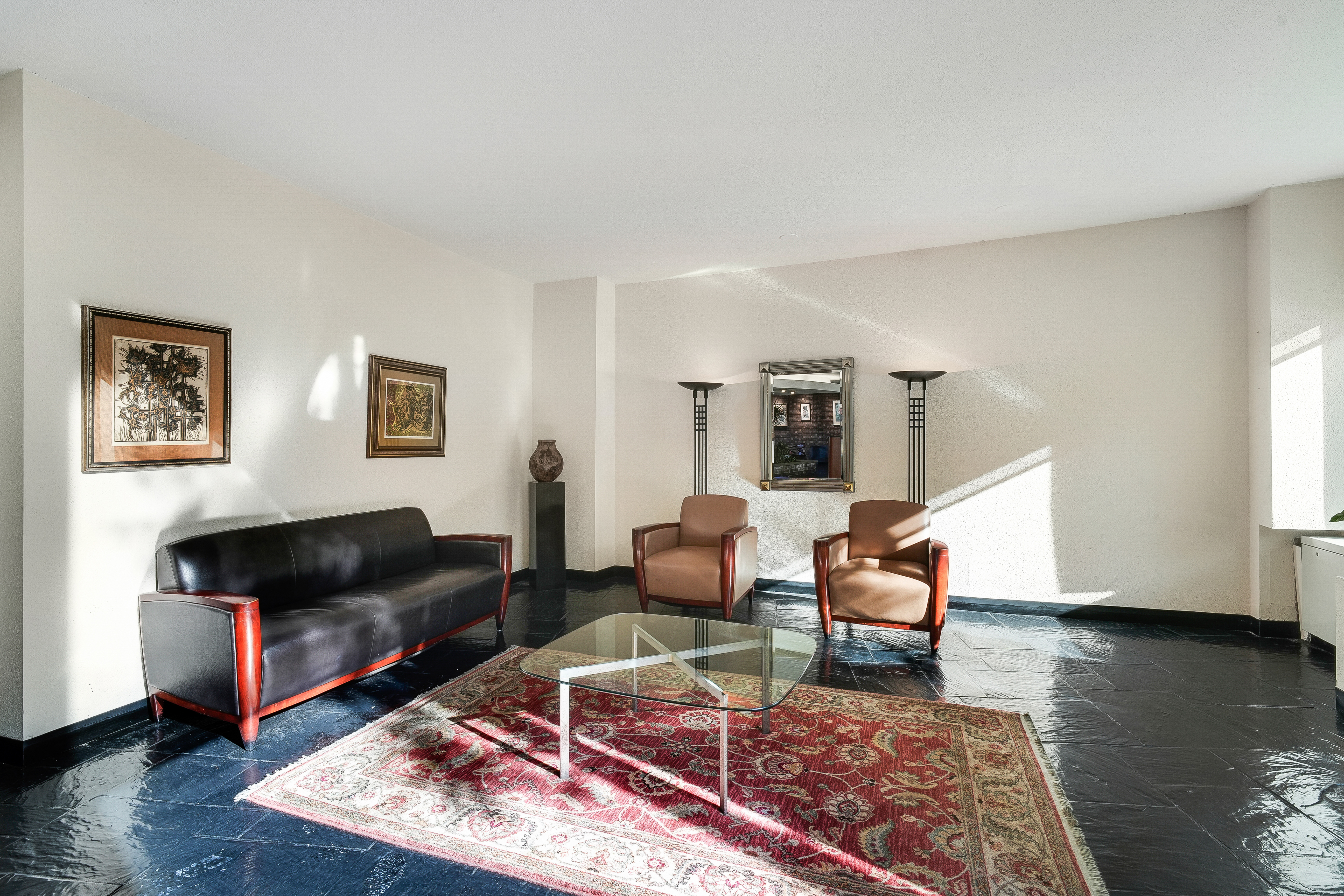 4455 Douglas Avenue, Unit 8A Bronx, NY 10471 - Photo 14 of 22 a living room with furniture and a wooden floor