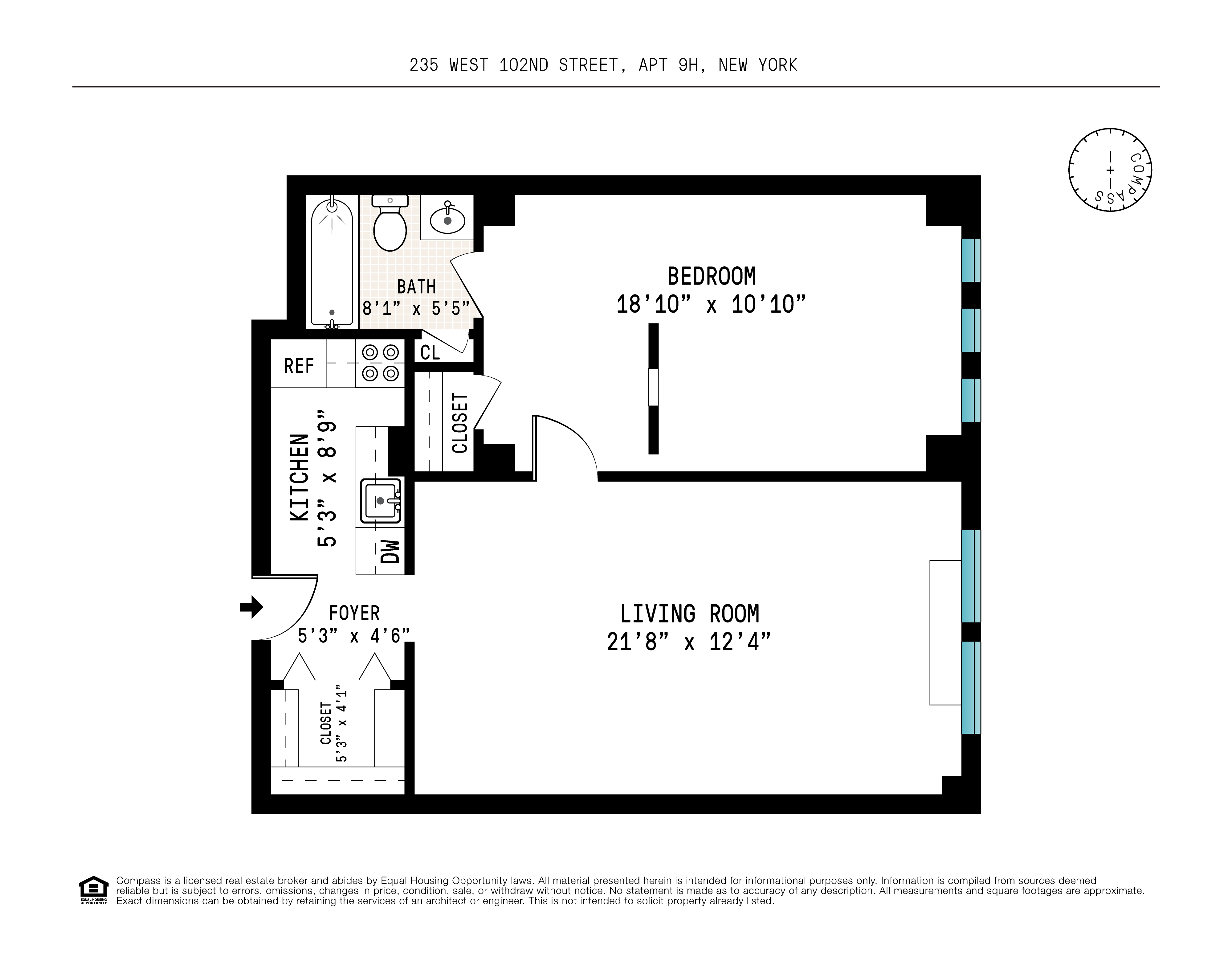 235 West 102nd Street, Unit 9H Manhattan, NY 10025 - Photo 12 of 12