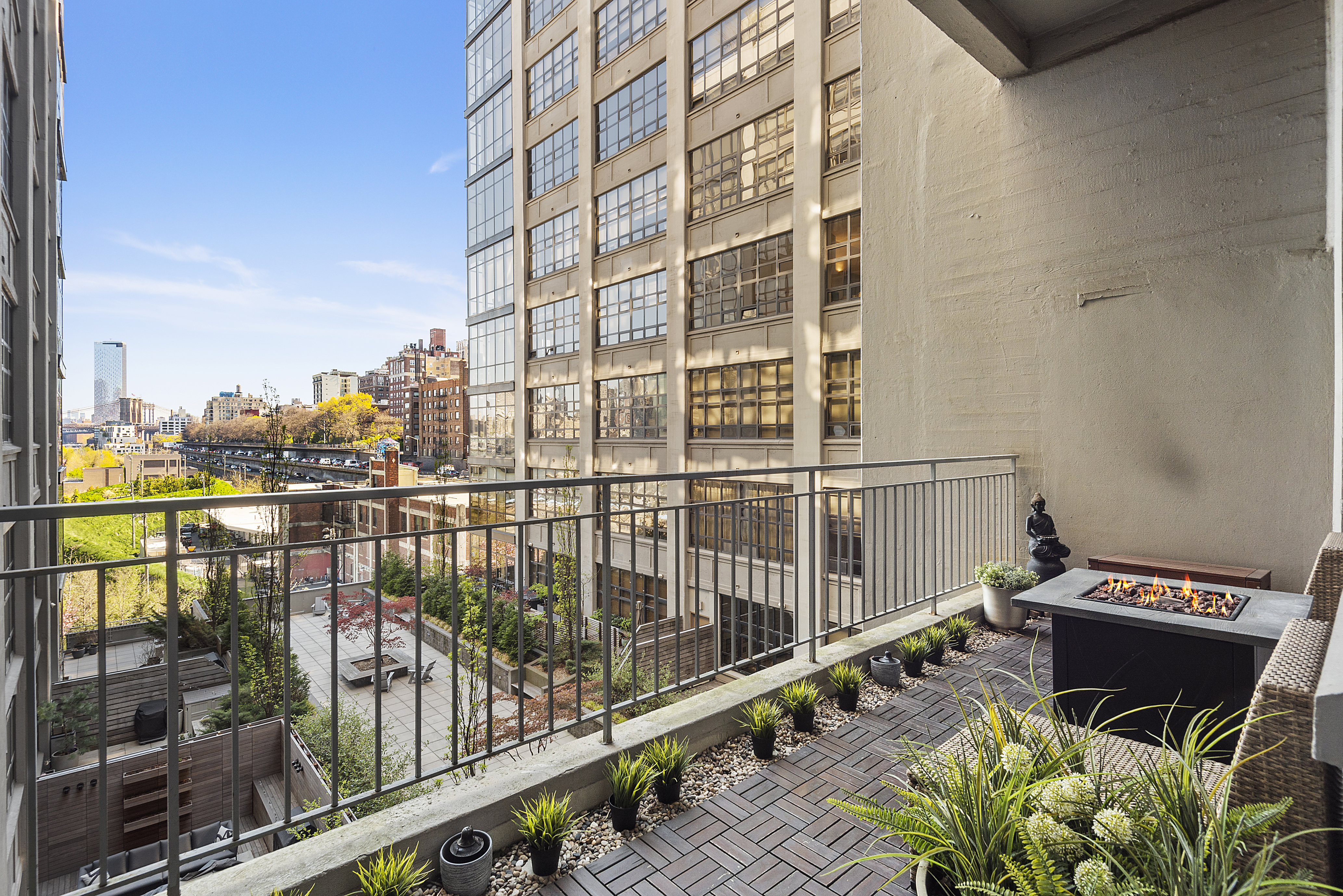 360 Furman Street, Unit 723/724 Brooklyn, NY 11201 - Photo 16 of 63 a view of balcony with outdoor space