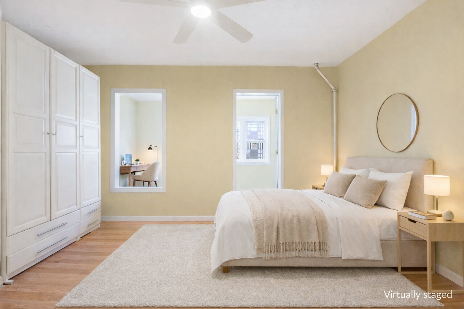 35-47 30th Street, Unit 1 Queens, NY 11106 - Photo 4 of 15 a bedroom with a bed and a window