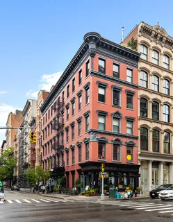 a front view of a building