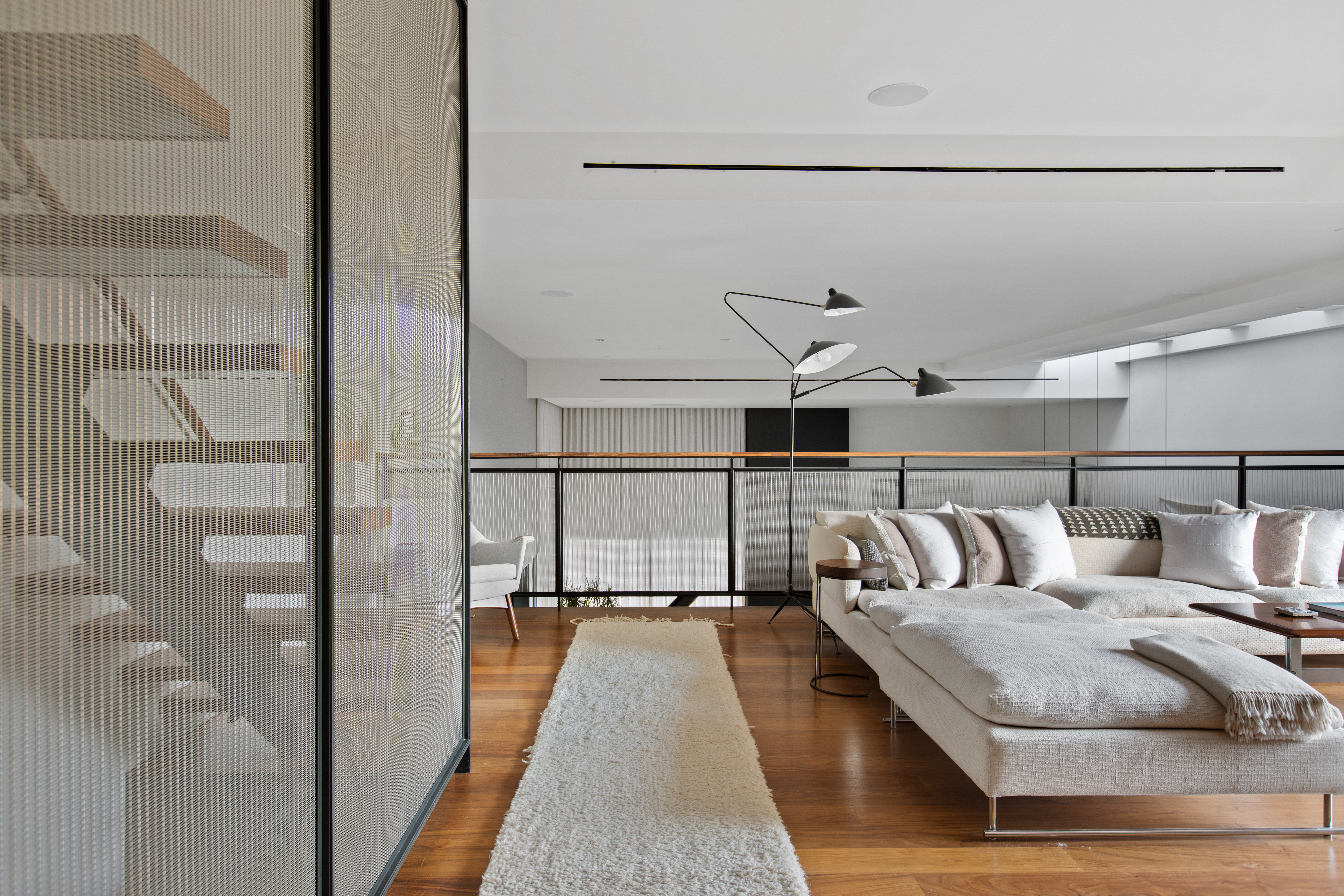 440 Van Brunt Street Brooklyn, NY 11231 - Photo 16 of 33 a living room with a bed and ceiling fan