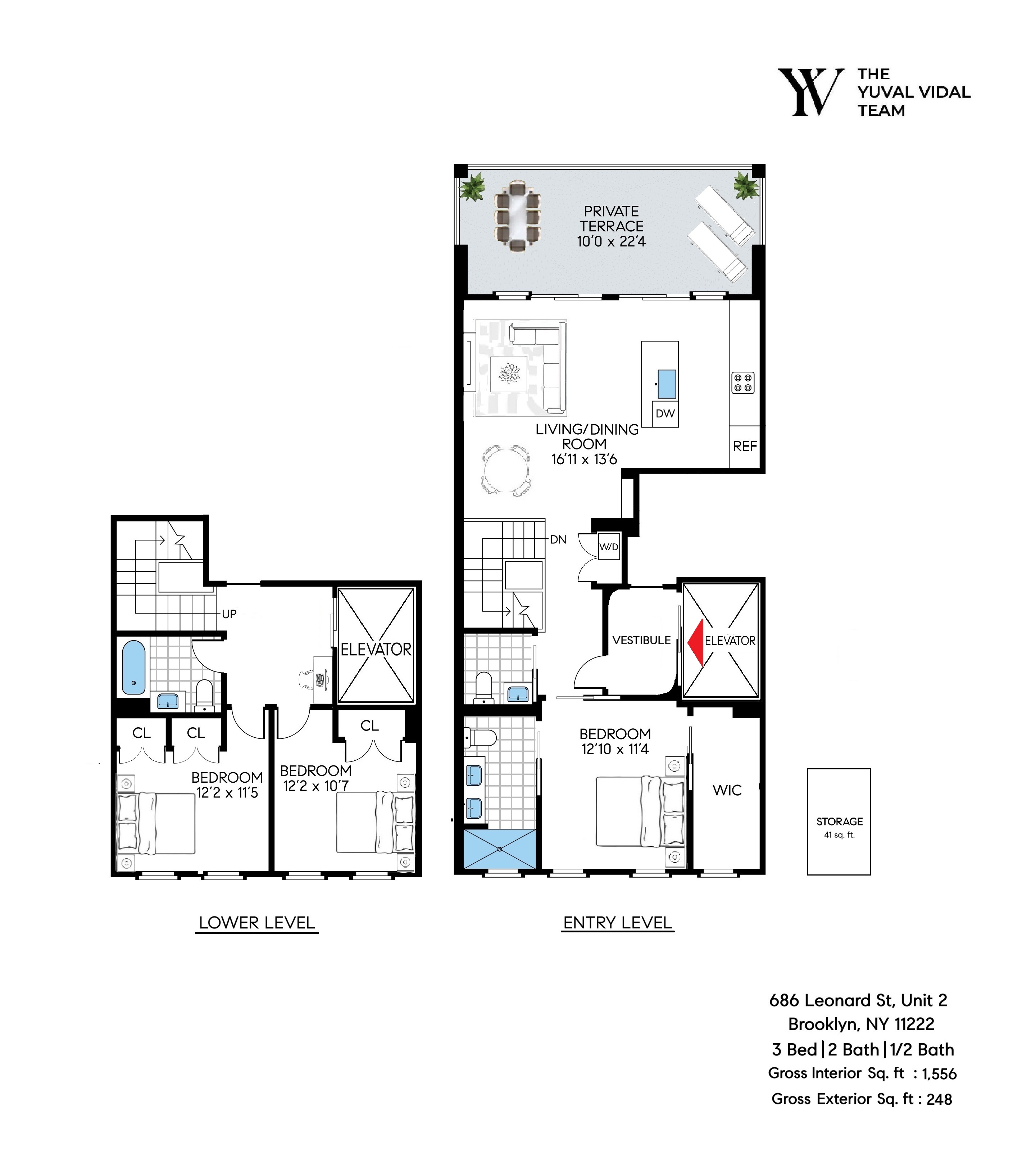 686 Leonard Street, Unit 2 Brooklyn, NY 11222 - Photo 13 of 13 Gallery Image 13
