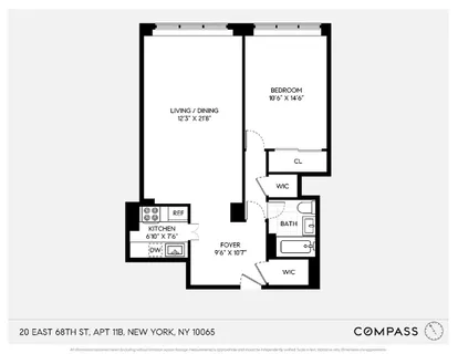 $1,250,000 | 20 East 68th Street, Unit 11B | Lenox Hill