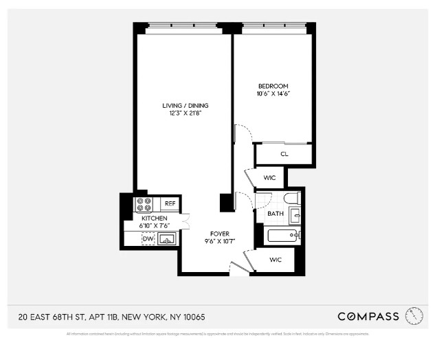 20 East 68th Street 11B Upper East Side New York NY 10065