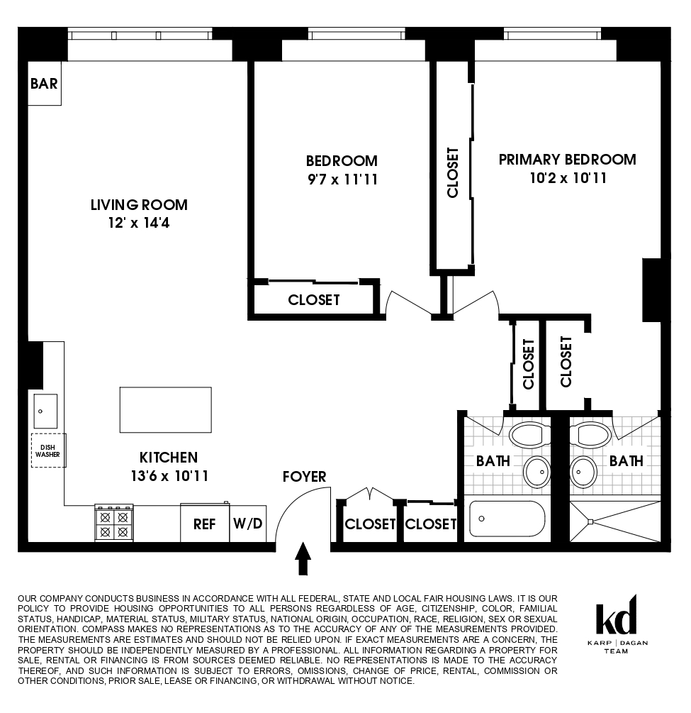 340 East 80th Street, Unit 1D Manhattan, NY 10075 - Photo 15 of 15 a picture of a book and a bed