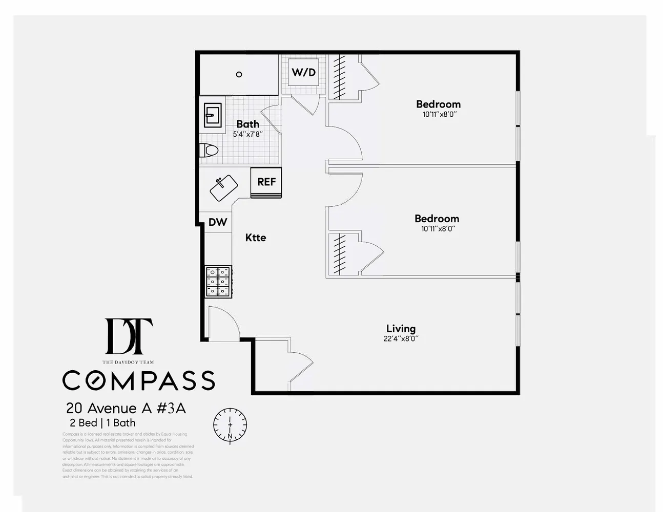 $5,450 | 20 Avenue A, Unit 3A | East Village