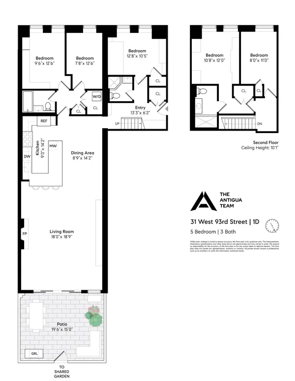 $3,995,000 | 31 West 93rd Street, Unit 1D | Upper West Side