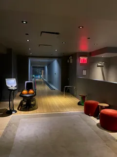 a room with furniture and a flat screen tv