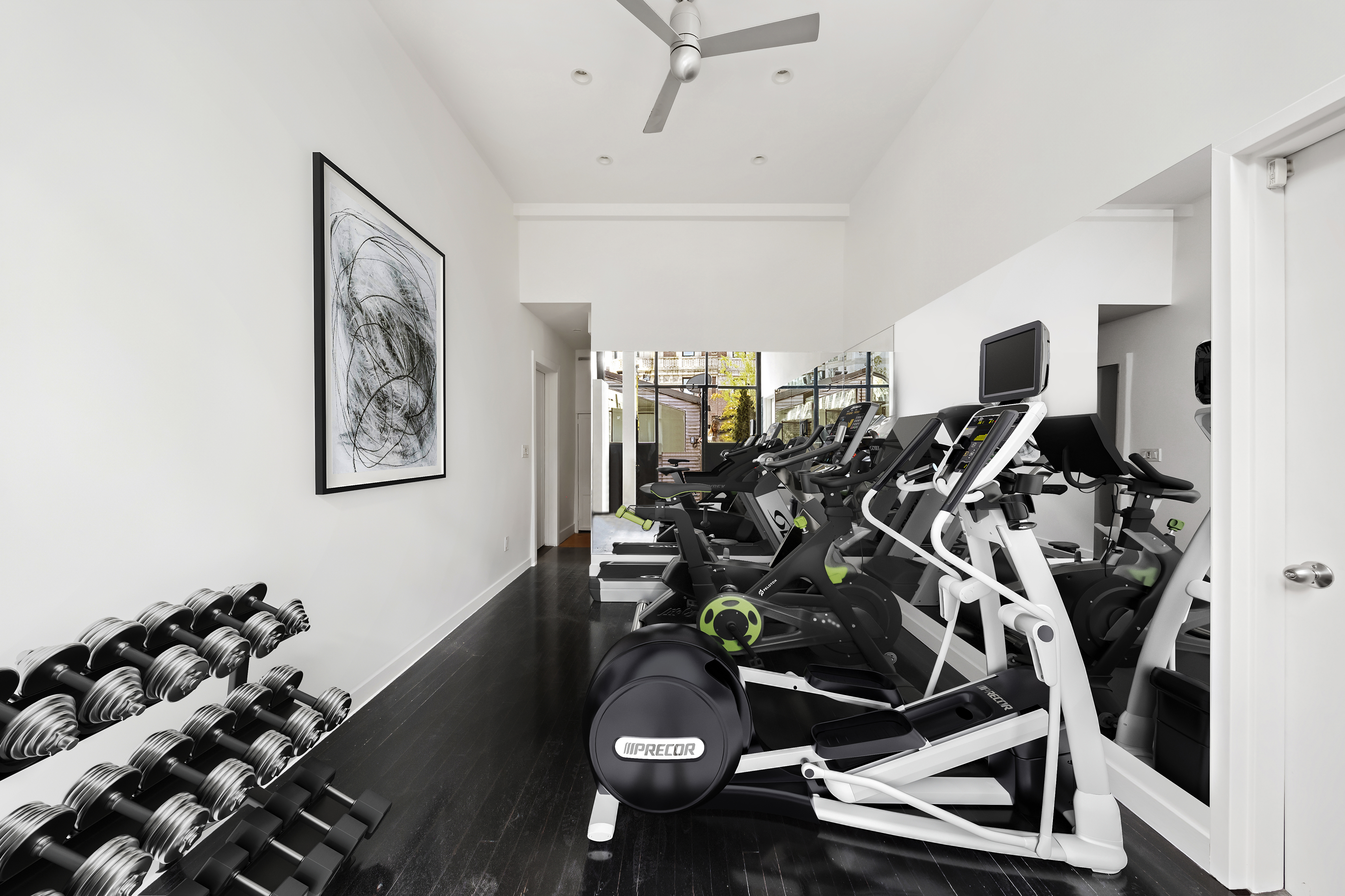 1200 Broadway, Unit PH89 Manhattan, NY 10001 - Photo 46 of 47 a view of a room with gym equipment