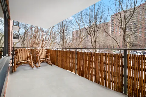 a view of outdoor space with wooden deck