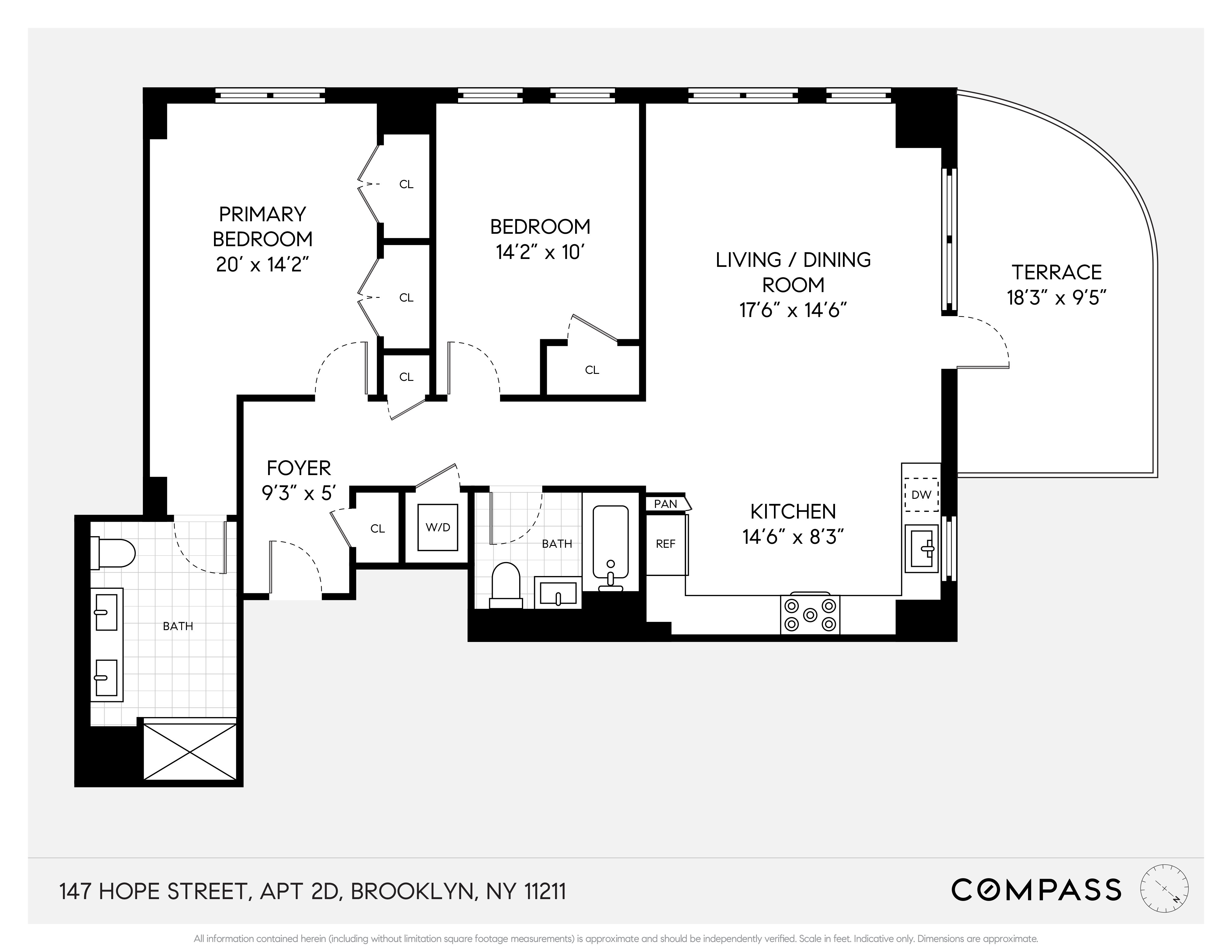 147 Hope Street, Unit 2D Brooklyn, NY 11211 - Photo 13 of 13 a picture of a park
