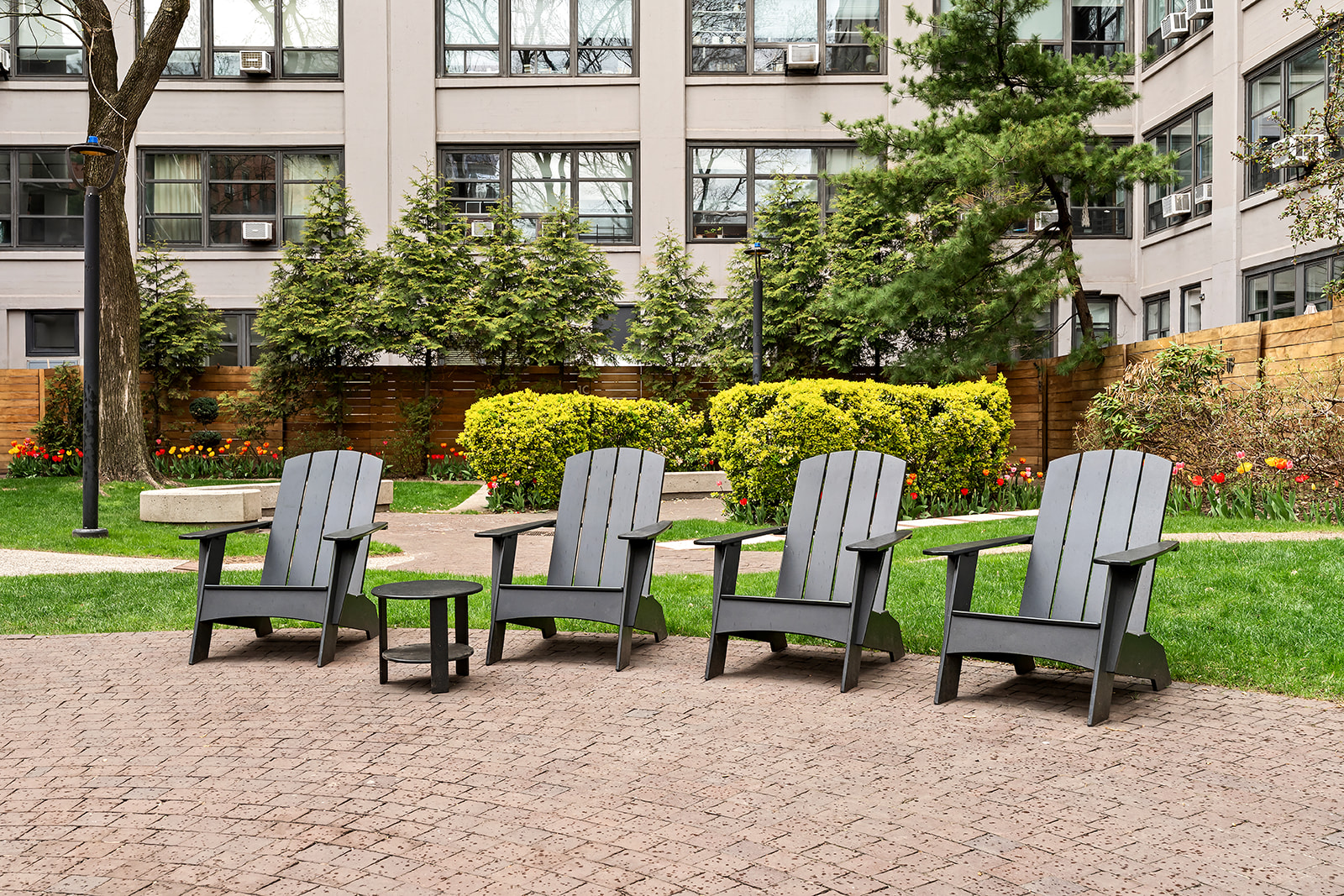 505 Court Street, Unit 9G Brooklyn, NY 11231 - Photo 5 of 11 a view of a chair and table in backyard of the house