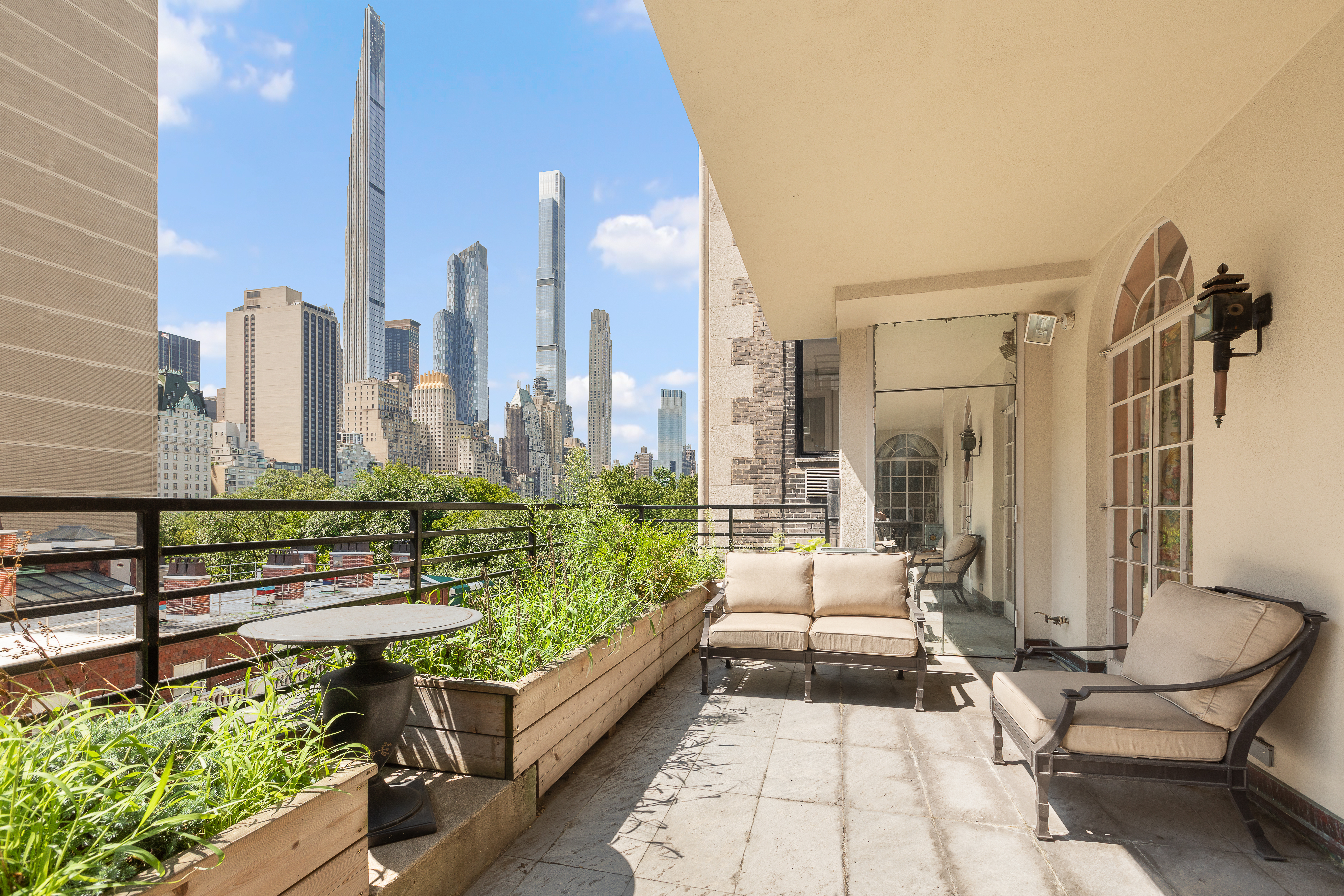 1 East 62nd Street, Unit PH Manhattan, NY 10065 - Photo 6 of 13 a view of balcony with couch