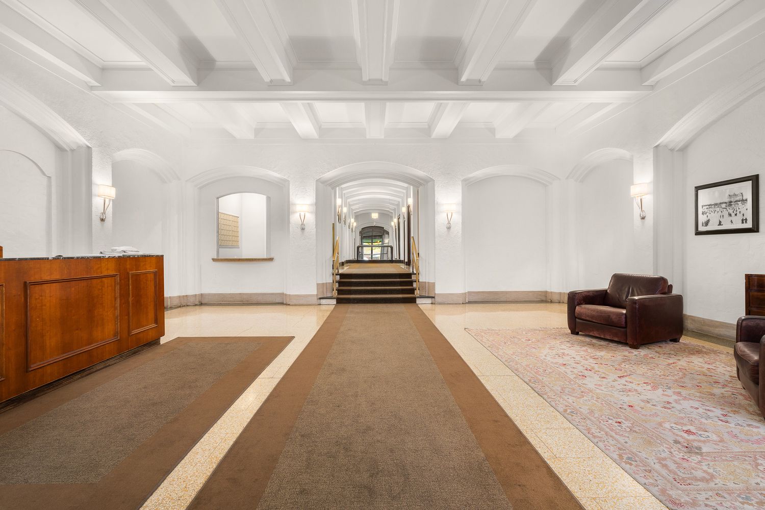 1255 5th Avenue, Unit 6D Manhattan, NY 10029 - Photo 7 of 15 a living room with furniture and a couch