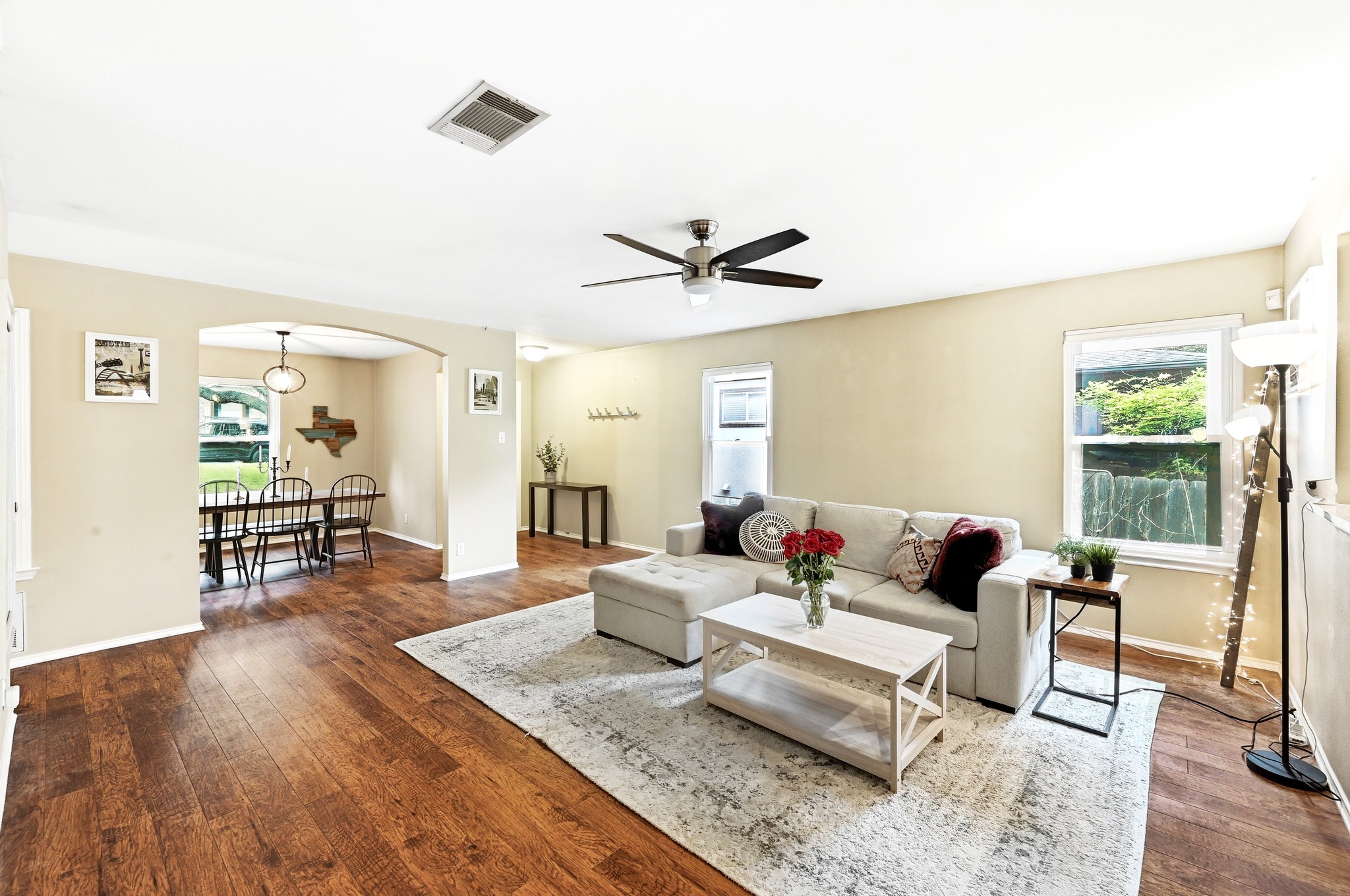 8901 Frock Court Austin, TX 78748 - Photo 11 of 28 a living room with furniture and wooden floor