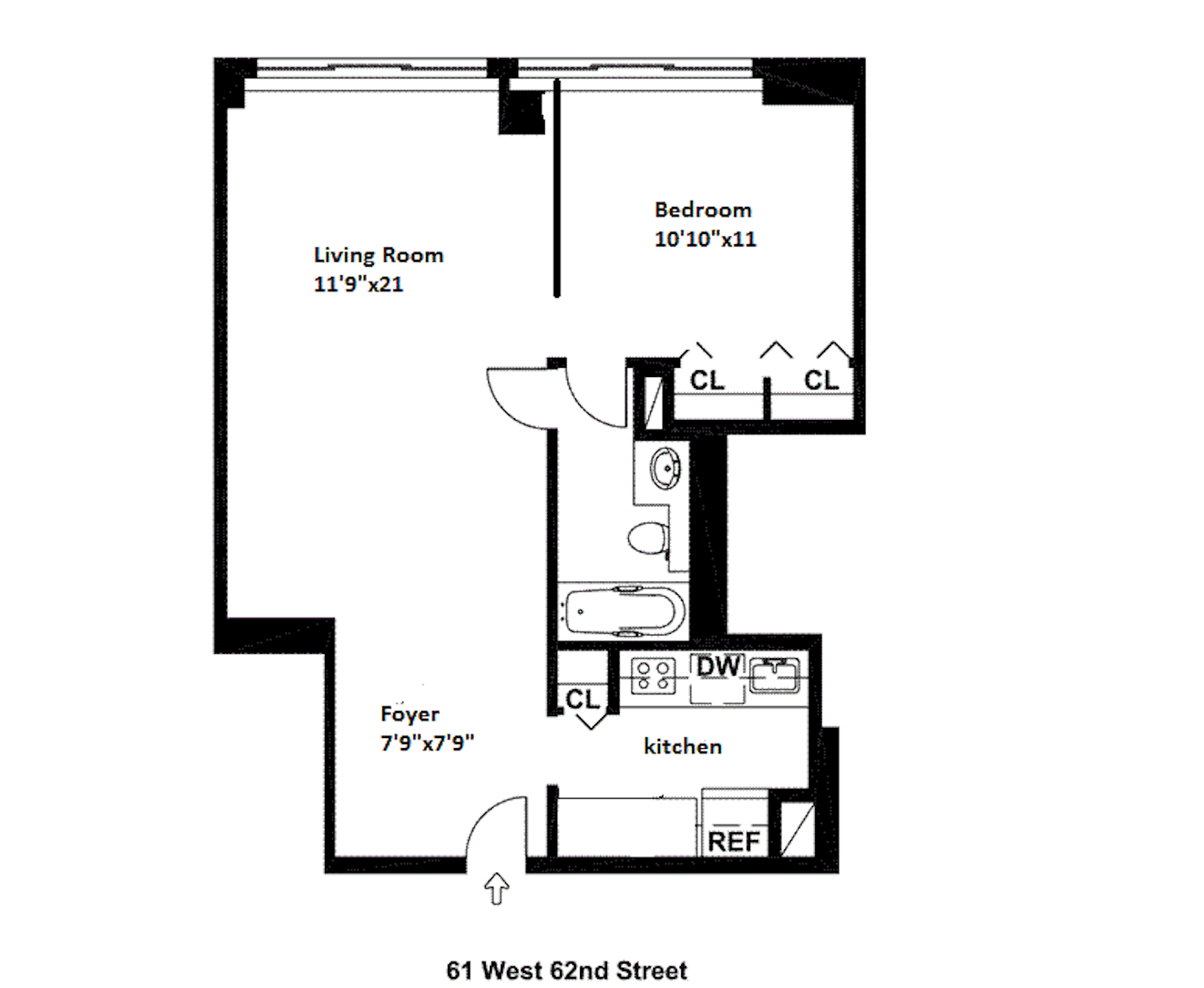 61 West 62nd Street, Unit 7C Manhattan, NY 10023 - Photo 7 of 7 a picture of a park with a bench