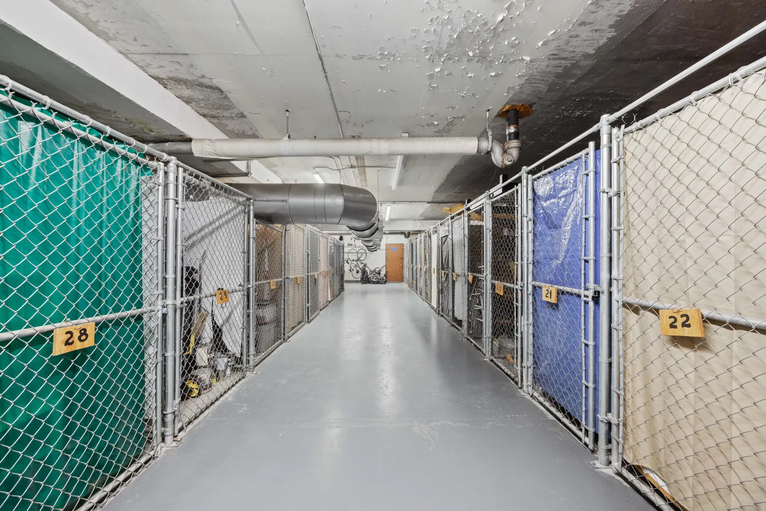 a view of storage and utility room