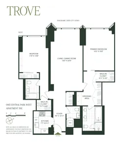 $2,995,000 | 1 Central Park West, Unit 30E | Upper West Side