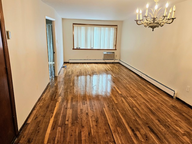 a view of wooden floor in a room