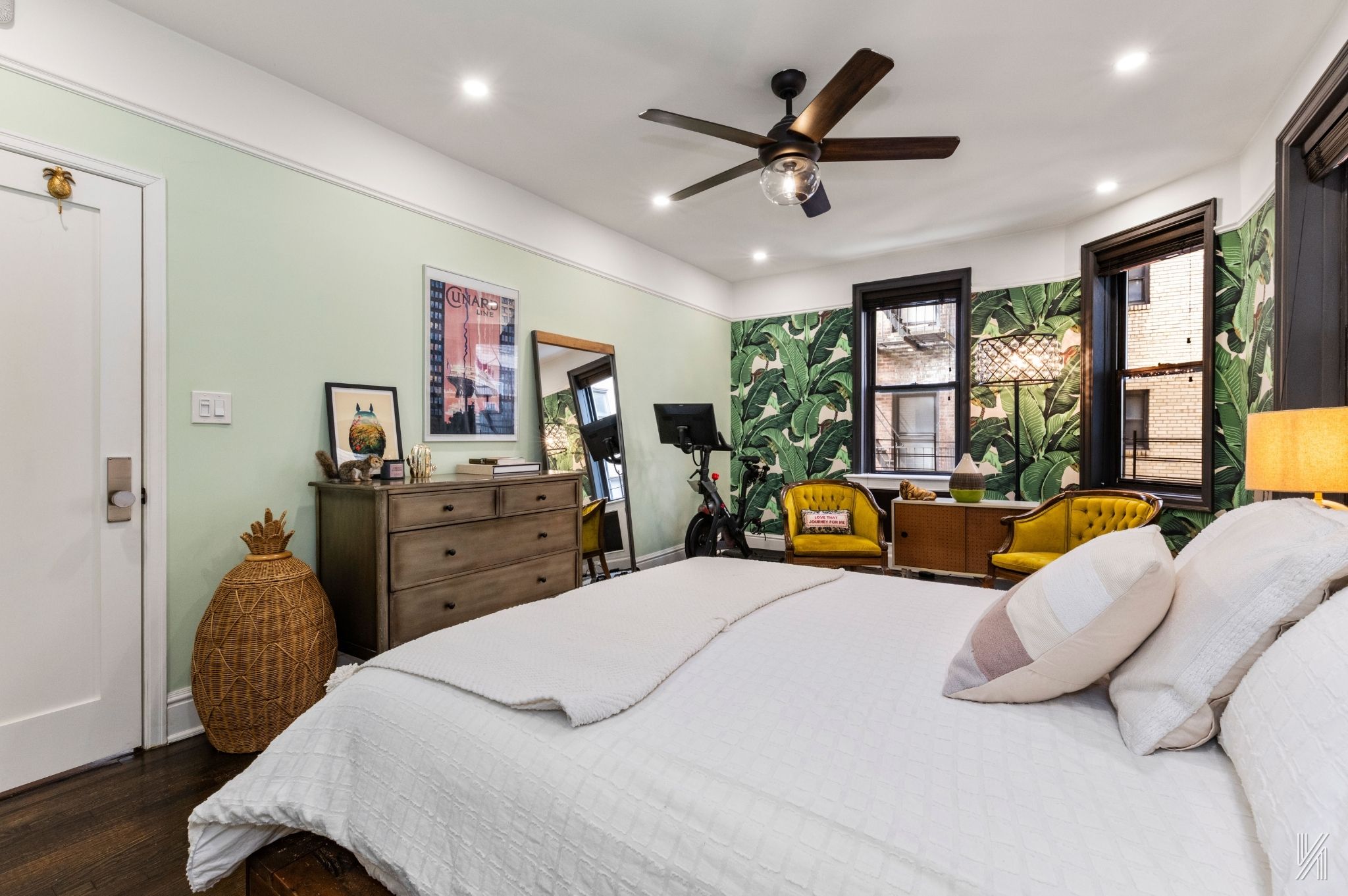 35-06 88th Street, Unit 3G Queens, NY 11372 - Photo 12 of 20 a bed room with a bed and furniture