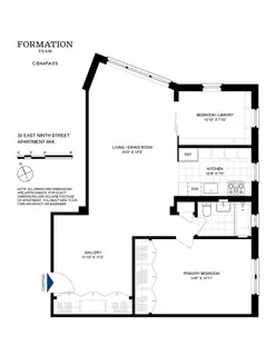 $1,550,000 | 30 East 9th Street, Unit 6KK | Greenwich Village