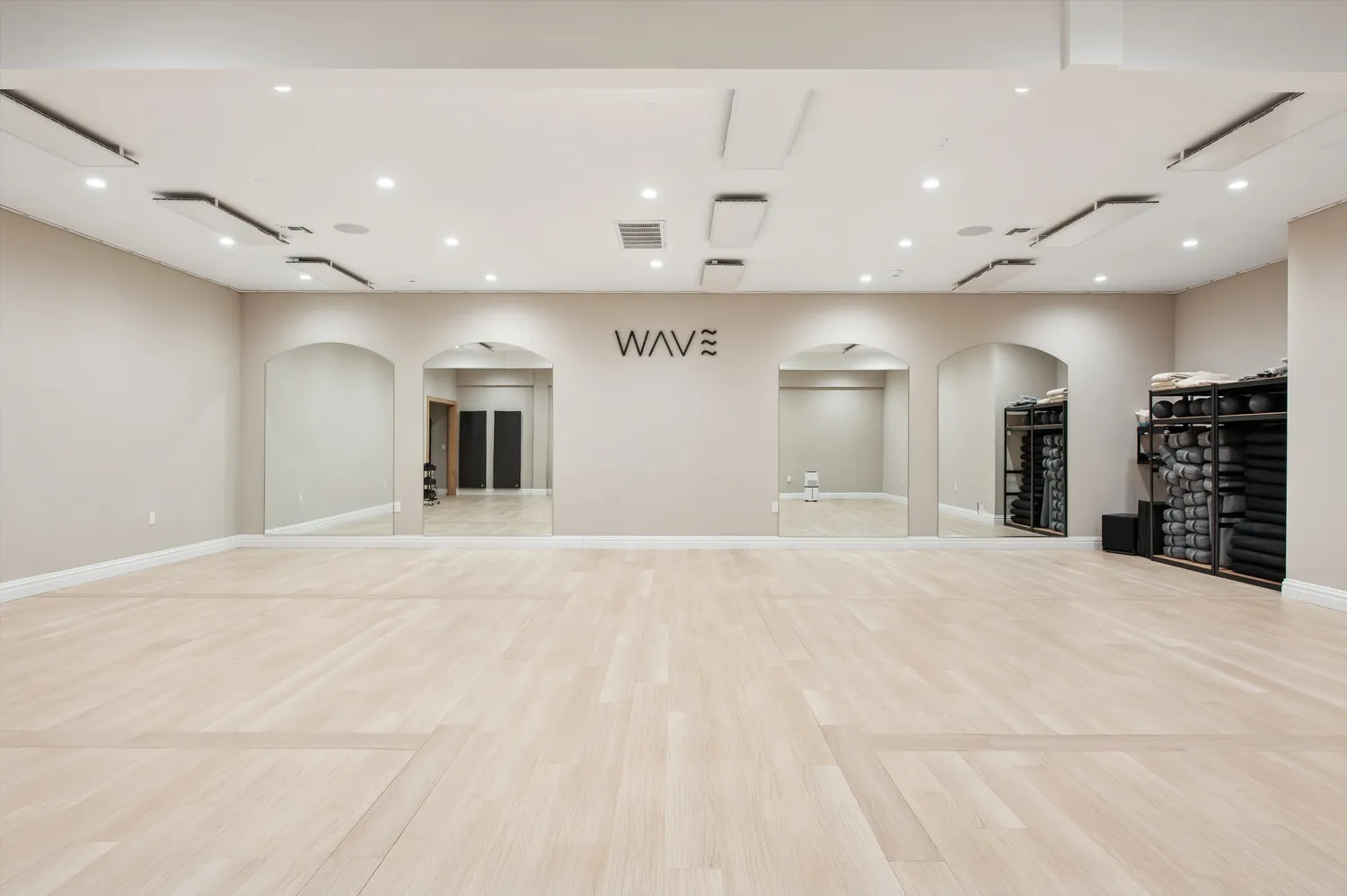 a bedroom with a bed and a cabinets