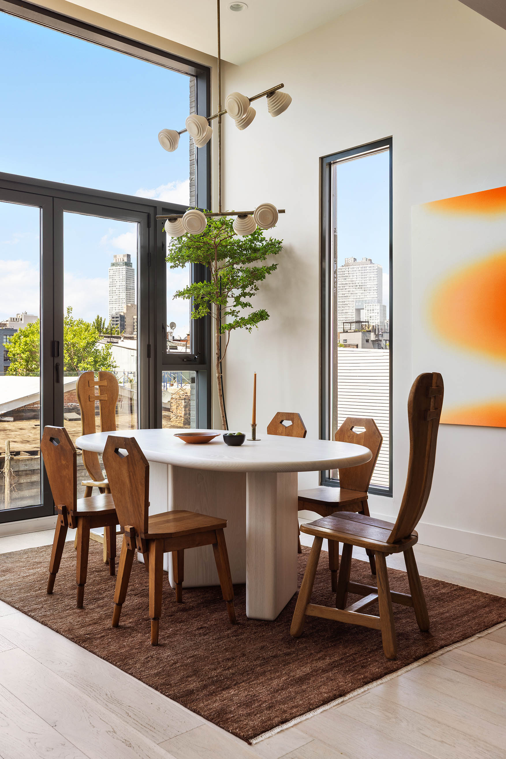 220 North 6th Street, Unit PH Brooklyn, NY 11211 - Photo 2 of 15 a view of a dining room with furniture window and wooden floor