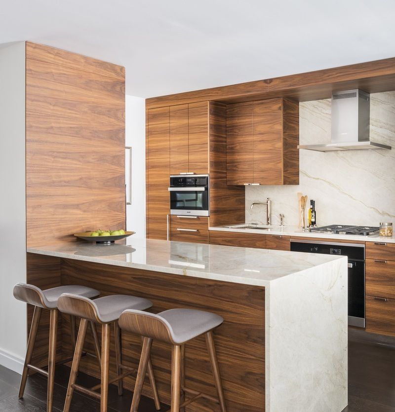 613 Baltic Street, Unit 6C Brooklyn, NY 11217 - Photo 1 of 9 a kitchen with stainless steel appliances cabinets and a table