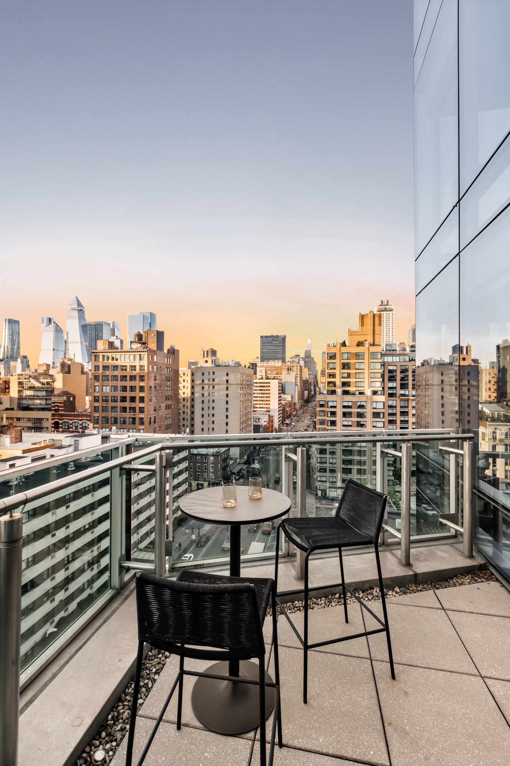 166 West 18th Street, Unit PH11 Manhattan, NY 10011 - Photo 12 of 16 a view of a terrace with chairs