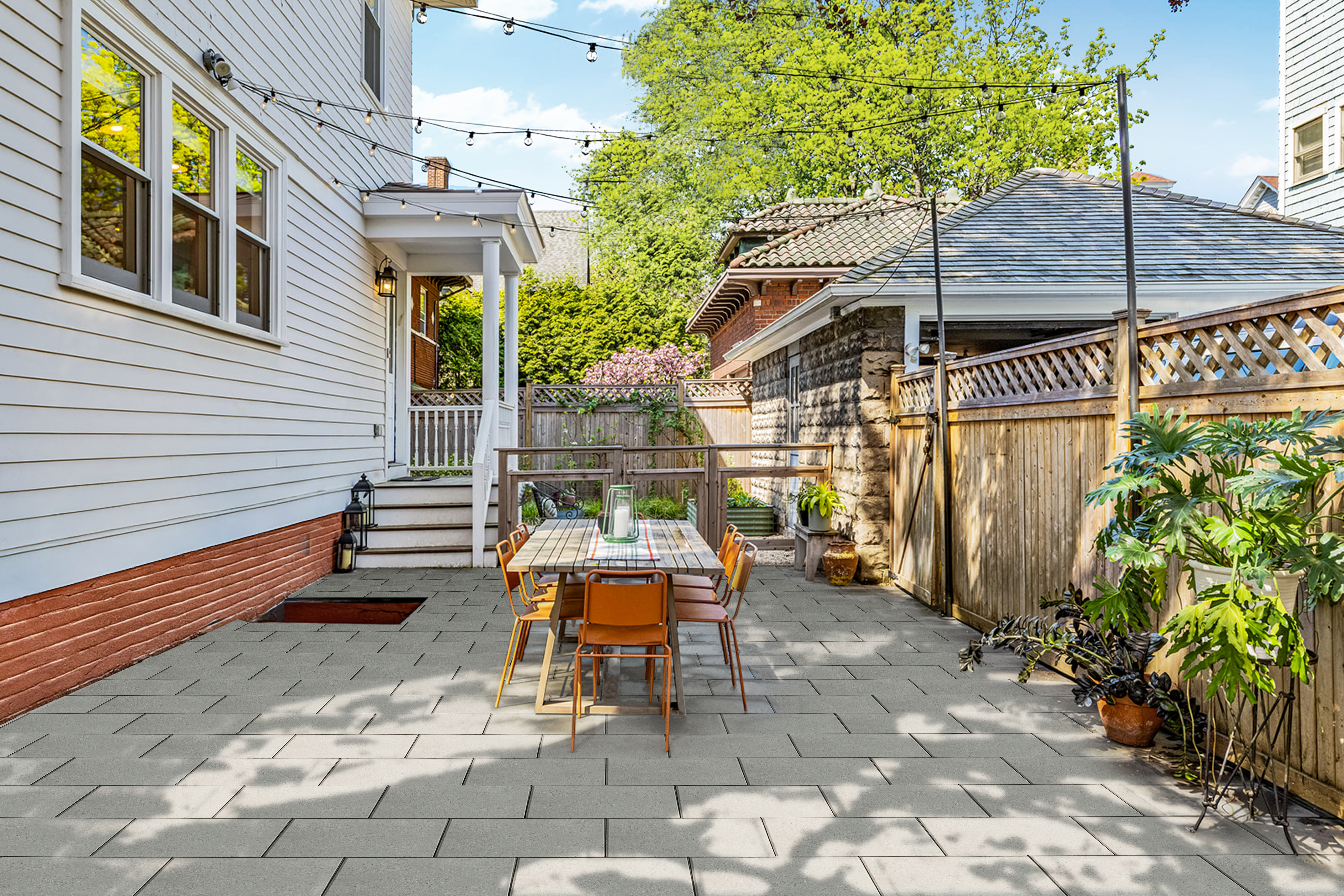 1221 Albemarle Road Brooklyn, NY 11218 - Photo 17 of 45 a view of a chairs and table in backyard of the house
