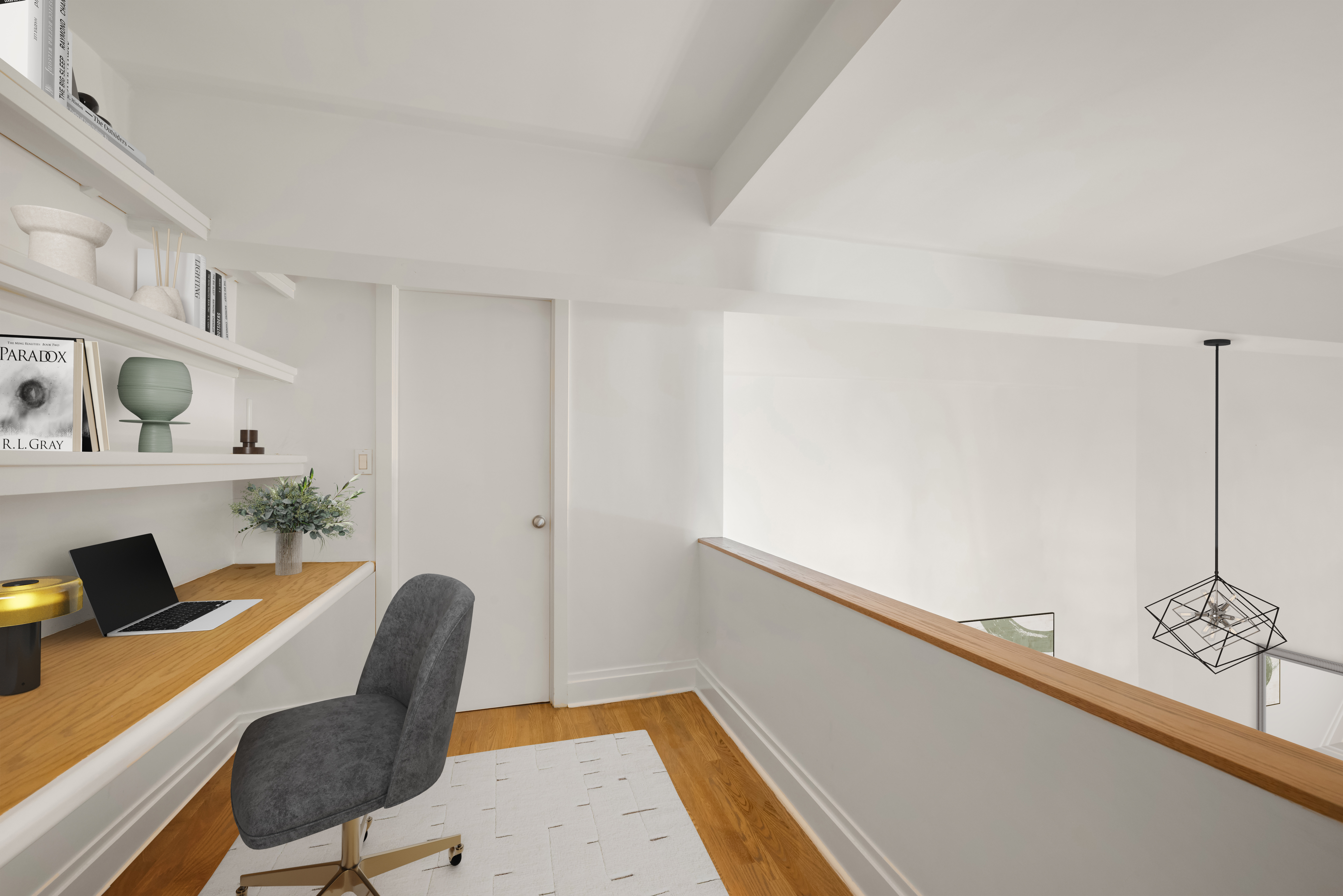 421 Hudson Street, Unit 409 Manhattan, NY 10014 - Photo 8 of 12 a view of a workspace with furniture