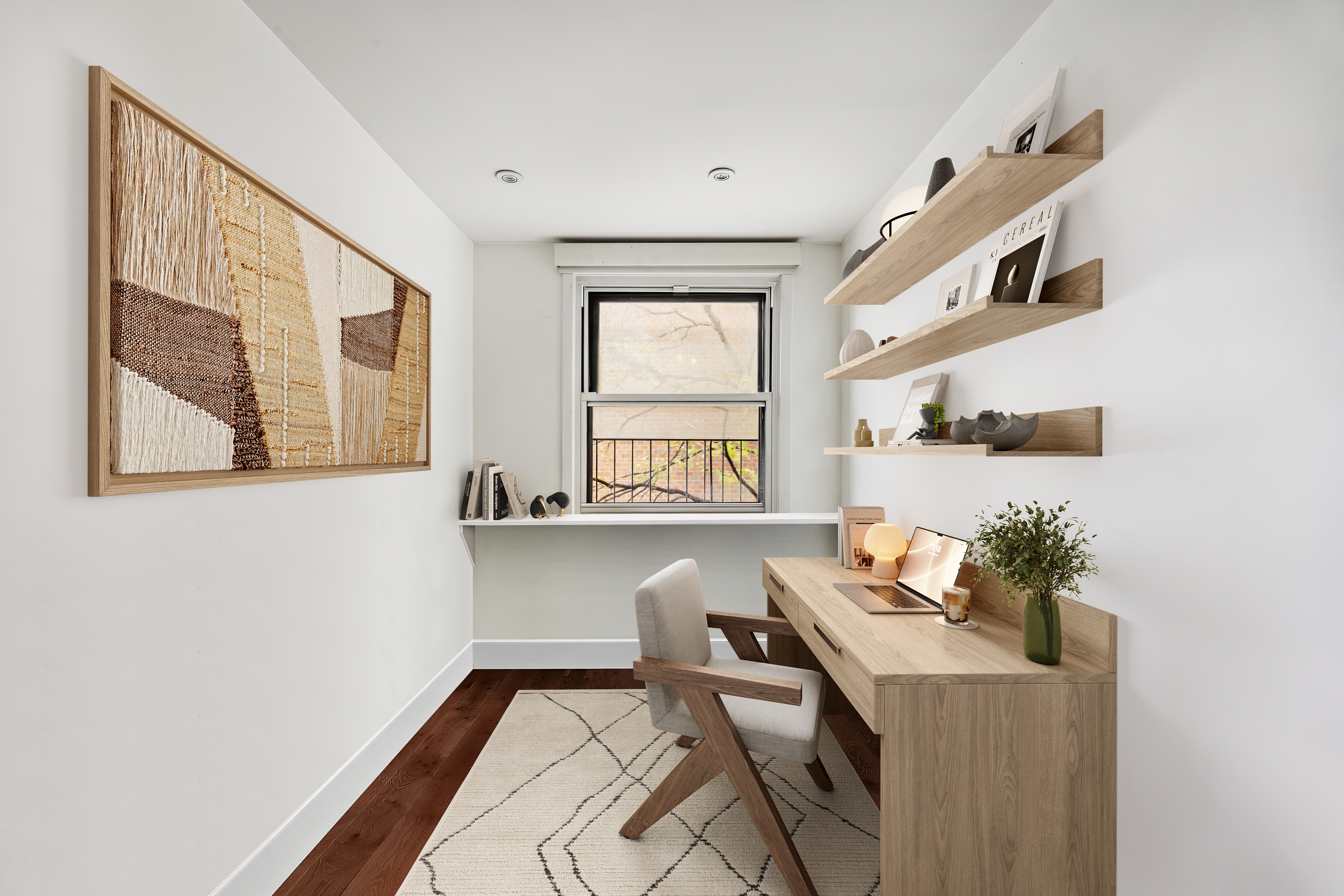 121 Morton Street, Unit 2A Manhattan, NY 10014 - Photo 7 of 9 a workspace with furniture and window