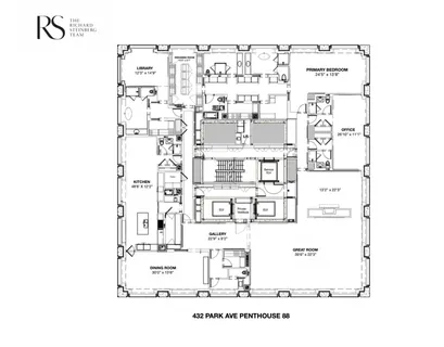 $88,500,000 | 432 Park Avenue, Unit PH88 | Midtown East
