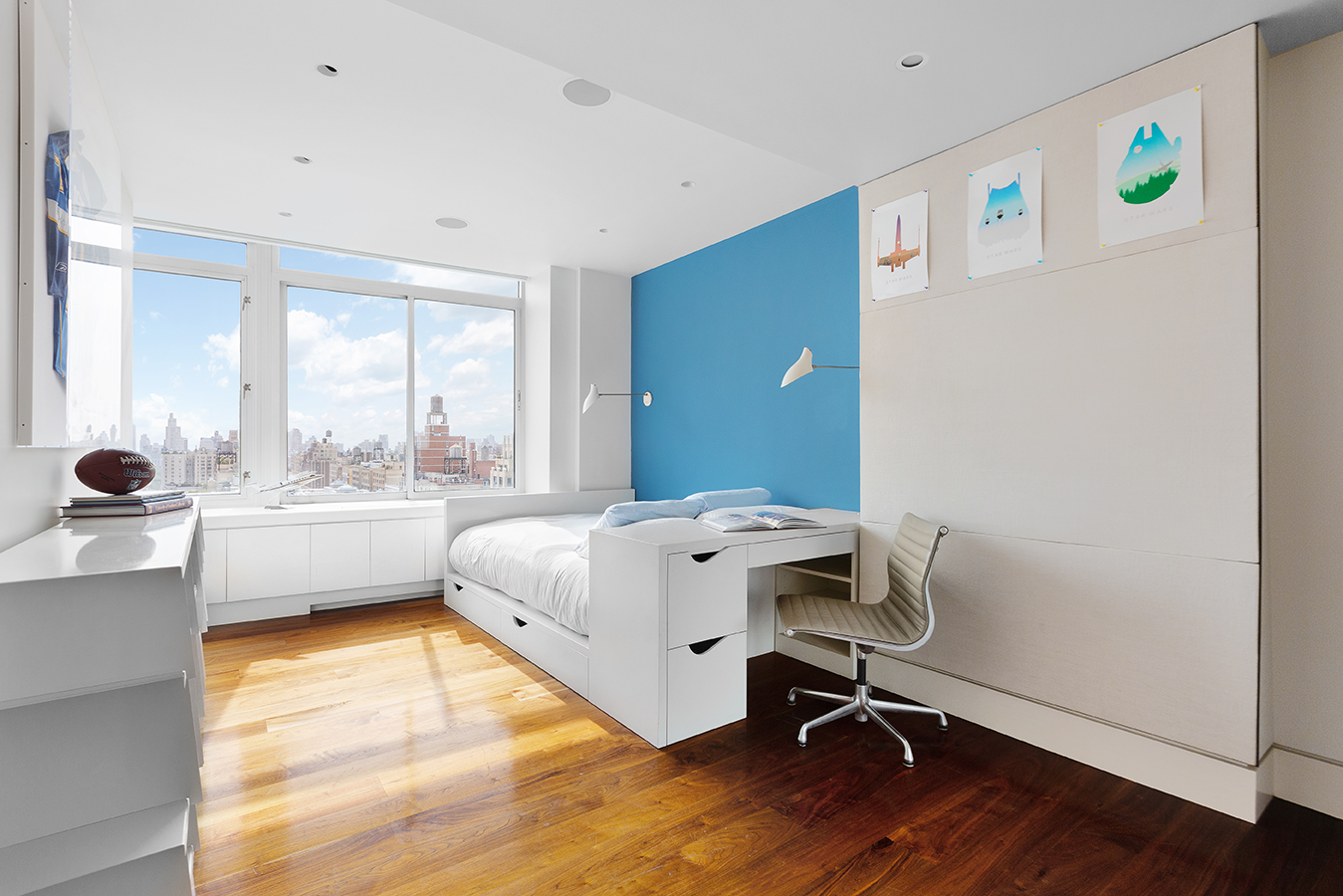 2373 Broadway, Unit PH1 Manhattan, NY 10024 - Photo 16 of 28 a view of a bedroom with a window and a bed