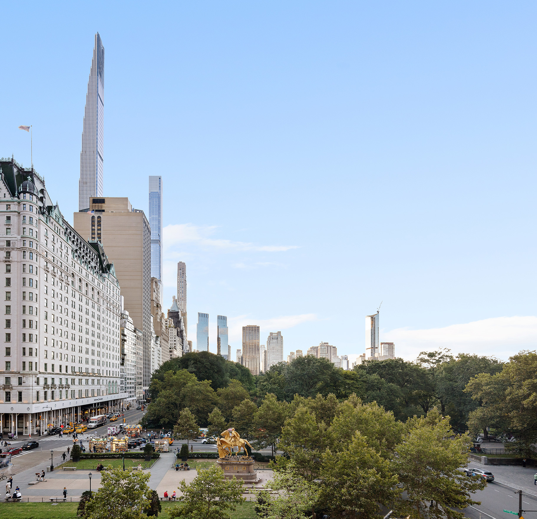 785 5th Avenue, Unit 5C Manhattan, NY 10022 - Photo 12 of 14 a view of a city with tall buildings